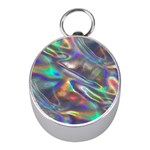 holographic Silver Compass (Mini)