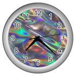 holographic Wall Clock (Silver)