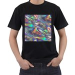 holographic Men s T-Shirt (Black)