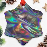 holographic Snowflake Ornament (Two Sides)