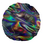 holographic Large 18  Premium Round Cushion 