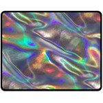 holographic Double Sided Fleece Blanket (Medium)