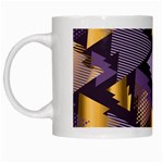 purple christmas trees White Mug