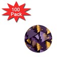 purple christmas trees 1  Mini Magnet (100 pack) 