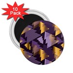 purple christmas trees 2.25  Magnet (10 pack)