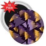 purple christmas trees 3  Magnet (10 pack)