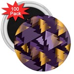 purple christmas trees 3  Magnet (100 pack)