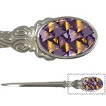 purple christmas trees Letter Opener