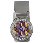 purple christmas trees Money Clip (CZ)