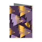 purple christmas trees Mini Greeting Cards (Pkg of 8)