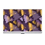 purple christmas trees Business Card Holder