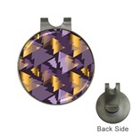 purple christmas trees Golf Ball Marker Hat Clip