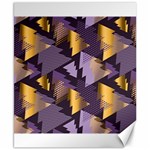 purple christmas trees Canvas 8  x 10 