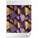 purple christmas trees Canvas 24  x 36 