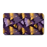 purple christmas trees Medium Bar Mat