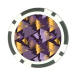 purple christmas trees Poker Chip Card Guard