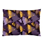 purple christmas trees Pillow Case