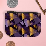 purple christmas trees Mini Coin Purse