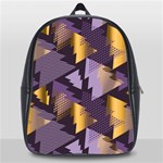 purple christmas trees School Bag (Large)