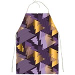 purple christmas trees Full Print Apron