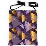 purple christmas trees Shoulder Sling Bag