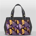 purple christmas trees Oversize Office Handbag