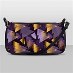 purple christmas trees Shoulder Clutch Bag