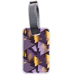 purple christmas trees Luggage Tag (two sides)