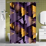 purple christmas trees Shower Curtain 48  x 72  (Small)