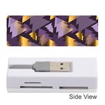 purple christmas trees Memory Card Reader (Stick)