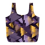 purple christmas trees Full Print Recycle Bag (L)