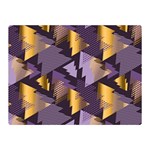 purple christmas trees Double Sided Flano Blanket (Mini)