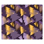 purple christmas trees Double Sided Flano Blanket (Small)