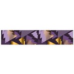 purple christmas trees Flano Scarf (Small)