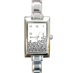 Love Love Love Rectangle Italian Charm Watch