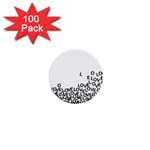 Love Love Love 1  Mini Button (100 pack) 