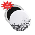 Love Love Love 2.25  Magnet (100 pack) 