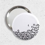 Love Love Love 2.25  Handbag Mirror