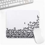 Love Love Love Large Mousepad