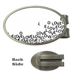 Love Love Love Money Clip (Oval)