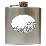 Love Love Love Hip Flask (6 oz)