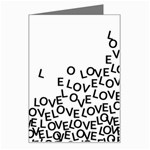 Love Love Love Greeting Card