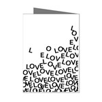 Love Love Love Mini Greeting Cards (Pkg of 8)