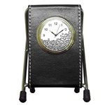 Love Love Love Pen Holder Desk Clock