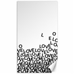 Love Love Love Canvas 40  x 72 