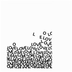 Love Love Love Small Garden Flag (Two Sides)