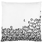 Love Love Love Large Cushion Case (Two Sides)