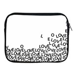 Love Love Love Apple iPad Zipper Case