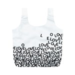 Love Love Love Full Print Recycle Bag (M)