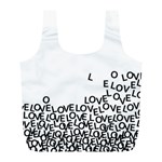 Love Love Love Full Print Recycle Bag (L)